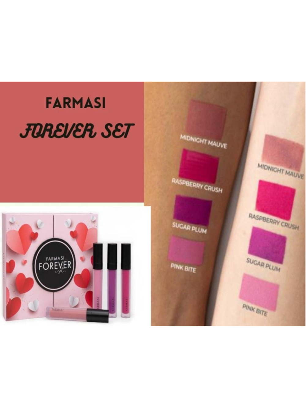 Farmasi Forever Lip Collection